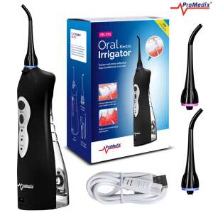 Promedix PR-770 Oral Electric Irrigator, irigator oral electric fără fir cu 2 duze, negru, igiena orală, curățarea dinților - Frumusețe și sănătate