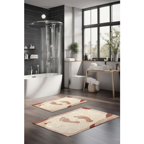 L'essential Maison Fürdőszoba szőnyeg szett (2 darabos) Többszínű CT-5391