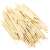 100 pack of orange wood cuticle sticks for manicure and pedicure