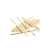 Orange wood cuticle sticks for manicure and pedicure