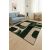 Conceptum Hypnose Carpet 50x60 Multicolor BSR-10 modern nappaliban kék kanapéval, szögletes nézet