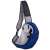 Blue and grey pet carrier backpack for small dogs and cats, 40cm x 24cm