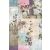 Conceptum Hypnose Hall Carpet részlet, bemutatva a bonyolult patchwork és 3D nyomtatott pillangó és rózsa mintákat, 100x150 Multicolor Hmnt674