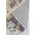 A Conceptum Hypnose Hall Carpet csúszásmentes PVC pontozott hátoldalának közeli képe, amely biztosítja a biztonságot és a stabilitást, 100x150 Multicolor Hmnt674