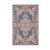 Conceptum Hypnose Hall Carpet, sokszínű Hmnt878, felülnézet az díszes virágos és geometrikus mintáról szürke alapon, ideális lakóterekbe