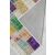 Saroknézet a Conceptum Hypnose Hall Carpet (80 x 200) Multicolor Hmnt806-ról, kiemelve a csúszásmentes PVC-pontos alsó részt