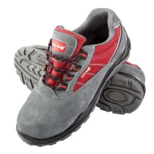Lahti Pro L3042442 munkavédelmi cipő, szürke és piros velúr, 42-es méret - Lahti Pro