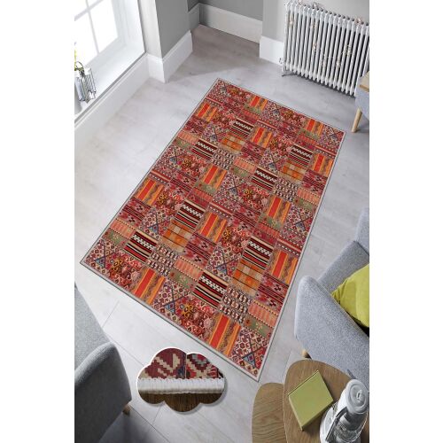 Conceptum Hypnose Szőnyeg 80x120 Többszínű modern nappaliban, vibráló mintáival és textúrájával, kis mintadarabbal - Conceptum Hypnose