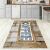 Conceptum Hypnose Carpet 'COFFEE' design, 60x100 multicolor szőnyeg fehér konyhai környezetben, szigettel