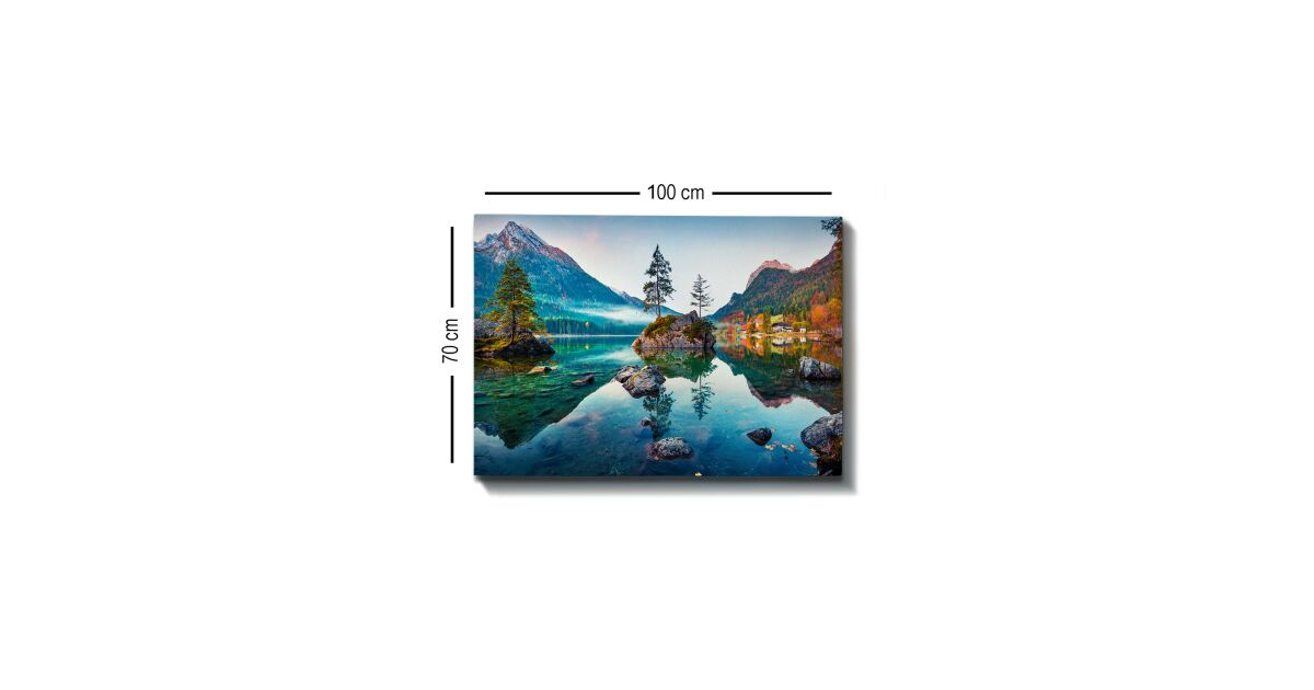 Wallity Decorative Canvas Painting Multicolor Kanvas Tablo (70 x 100) - 191 175587500