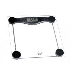 Teesa Üveg Fürdőszoba Mérleg - LCD Kijelzővel