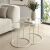 Hanah Home Dohányzóasztal Szett Bézs egy világos nappaliban ablakkal, bemutatva modern designját
