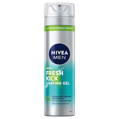 NIVEA MEN Fresh Kick borotvagél 200 ml