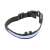 AG232A LED dog collar, blue, 34-42cm, adjustable, safety, night walking
