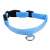 Blue LED dog collar, AG232A, 34-42cm, safety, visibility, night walking
