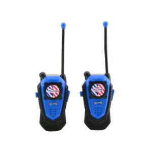 Police Walkie-Talkie Set; 27 MHz frequency; black-blue walkie-talkie