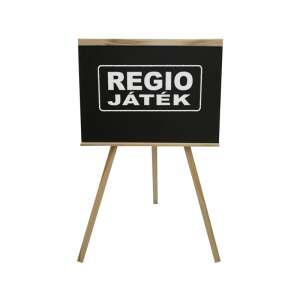 Blackboard with wooden easel, 100 cm tall, for kids to draw and write on - Drawing Boards, Writing Board