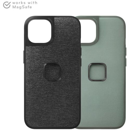 PEAK DESIGN Everyday Fabric hátlaptok Apple iPhone 14 zsálya színben, M-MC-AX-SG-1, MagSafe kompatibilitással - Peak Design