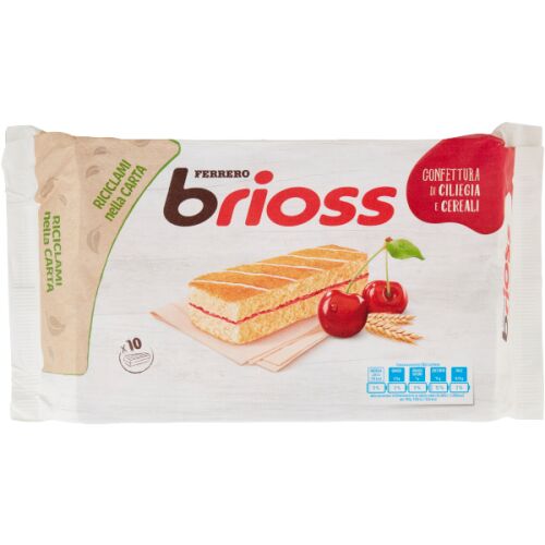 Brioss Ciliegia meggytorta (10x28g) 280g - Kinder