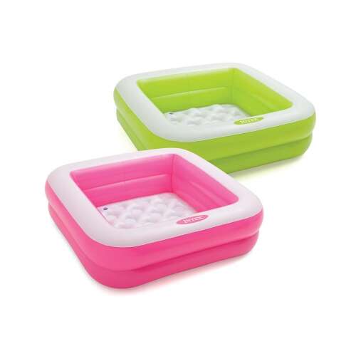 Intex 57100 play box piscină gonflabilă 86x86x25 cm verde, roz (8050304)