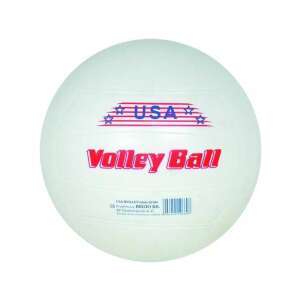 Volejbalová lopta USA Volley 21 cm, biela s červeno-modrým vzorom hviezd a pruhov USA - Gumené loptičky