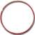 Red hula hoop, 90cm diameter, for kids and adults, exercise, fitness, fun, play
