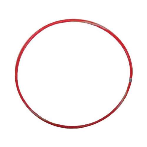 Červený hula hoop, priemer 90 cm, na cvičenie a zábavu
