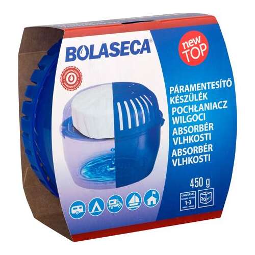 BOLASECA Páramentesítő készülék, utántöltő tablettával, BOLASECA