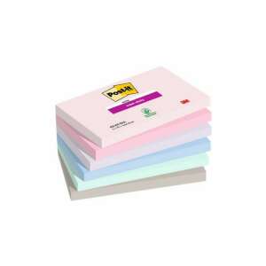 3M Post-it Super Sticky Soulful Notes, 76x127 mm, 6x90 sheets, assorted colors - Notepad