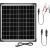 OSRAM BatteryCharge Solar 20W 12V napelem akkumulátor csipesz és szivargyújtó adapterekkel, kollázs