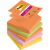 3M POSTIT Self-adhesive notepad, "Z", 76x76 mm, 5x90 sheets, 3M POSTIT "Super Sticky Boots", mixed colours 45541459