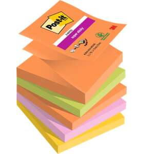 3M Post-it Super Sticky Notes, 76x76mm, assorted colors - Notepad
