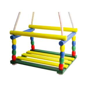 Colorful Wooden Children's Swing