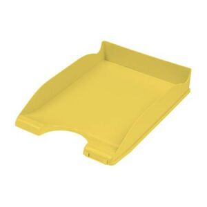 DONAU Filing tray, plastic, DONAU, pastel yellow 138832766 - File organization