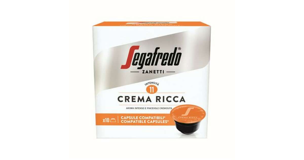 SEGAFREDO Coffee capsules, Dolce Gusto compatible, 10 pcs