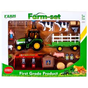Mezőgazdasági készlet traktorral és figurákkal 93298637 Munkagép gyerekeknek