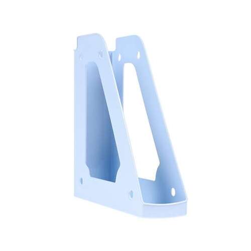 DONAU blue plastic magazine file, 70mm spine