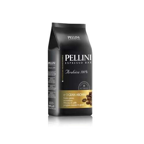 PELLINI Cafea, prăjită, măcinată, 1000 g, PELLINI "Gran Aroma"