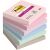 3M POSTIT Self-adhesive notepad, 76x76 mm, 6x90 sheets, 3M POSTIT "Super Sticky Soulful", mixed colours 91783124