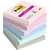 3M Post-it Super Sticky Notes, 76x76 mm, 6x90 sheets, assorted colors