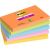 3M POSTIT Selbstklebender Notizblock, 76x127 mm, 5x90 Blatt, 3M POSTIT "Super Sticky Boots", gemischte Farben 46756020