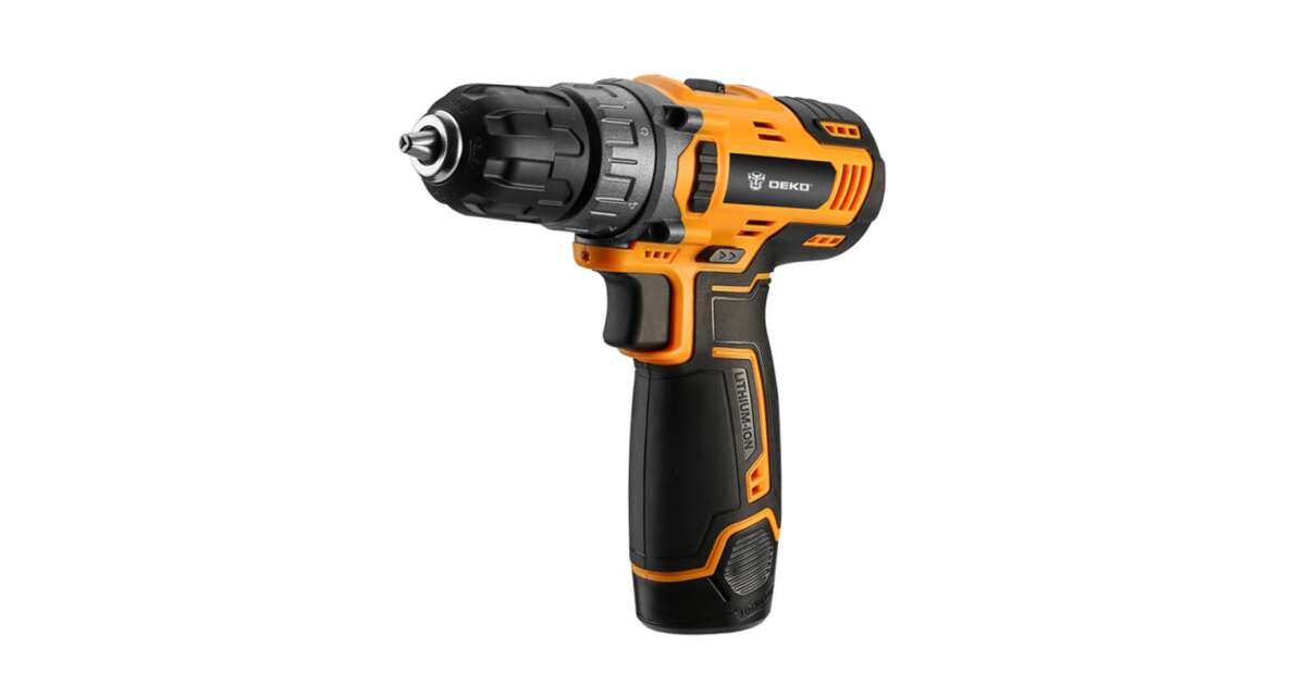 Deko Tools DKCD12XL01-H5 Cordless drill, 12V