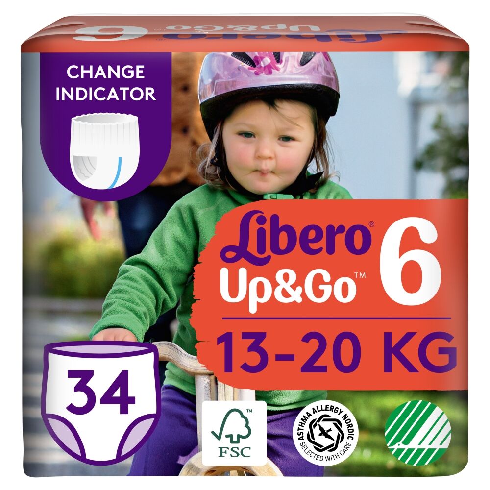 Libero Up&Go Bugyipelenka 13-20kg Junior 6 (34db)