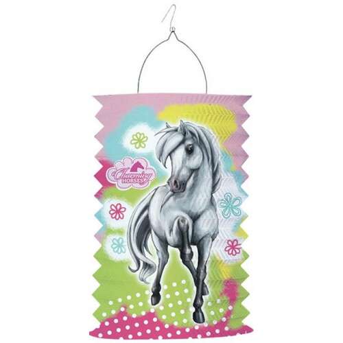 Charming Horses - Lovas Lampion - Papír - 28x15cm