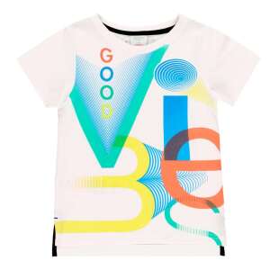 T-shirt boboli dla chłopców z nadrukiem Good Vibes - Boboli