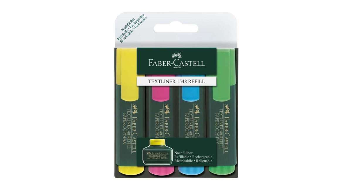 FABER-CASTELL 154951 - Textmarker Refill, blau, für Textliner 1543, 1546 und 1548