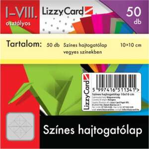 Lizzy Card Színes hajtogató 10x10 cm 45543384 