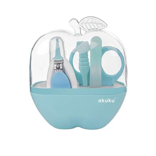 Akuku baba manikűr készlet alma alakú dobozban