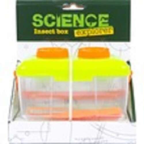 Science Explorer Insect Box with magnifying glass, tweezers, and carrying handle