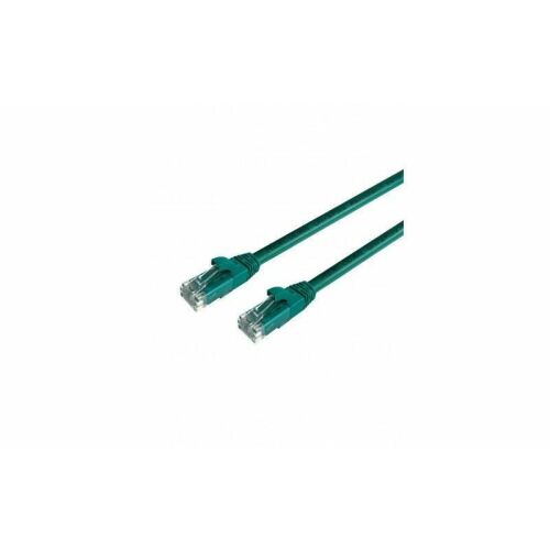 Mercodan UltraFlex Patchkábel KAT6 UTP, 5,0 m, zöld, LSZH halogénmentes, AWG26, réz, FLUKE tesztelt 175704266 - Patch kábel